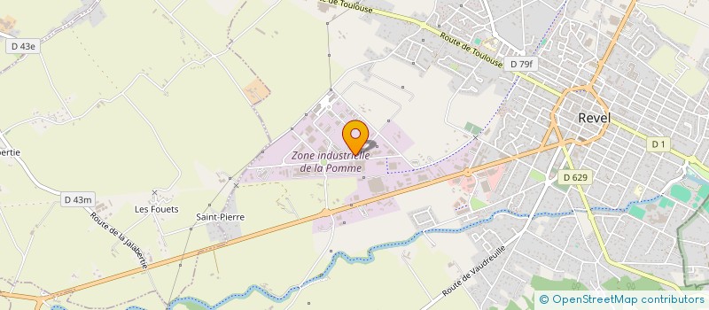 localisation de l'entreprise HOLDING NM  REVEL