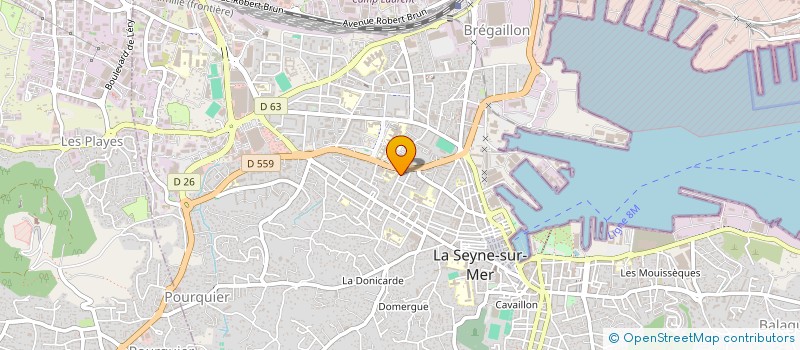 localisation de l'entreprise HOLDING NOA à LA SEYNE-SUR-MER