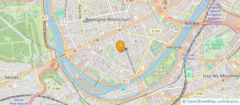 localisation de l'entreprise HOLDING NOEMIE à BOULOGNE-BILLANCOURT