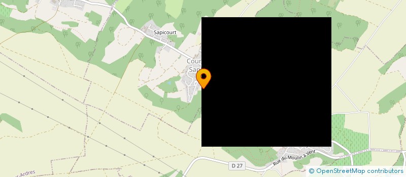 localisation de l'entreprise HOLDING NOILHAN  COURCELLES-SAPICOURT