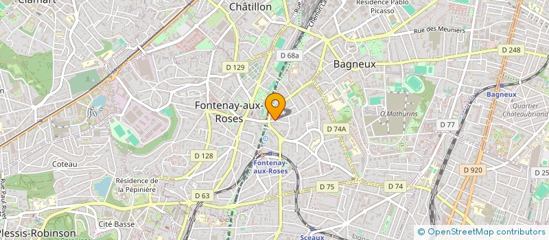 localisation de l'entreprise HOLDING NOLA à FONTENAY-AUX-ROSES