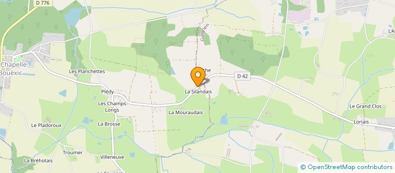 localisation de l'entreprise HOLDING NORAILEZ  LA CHAPELLE-BOUEXIC