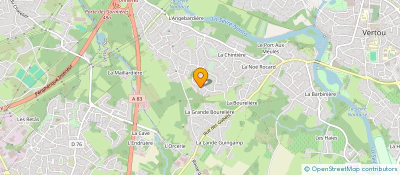 localisation de l'entreprise HOLDING NORMAND  VERTOU