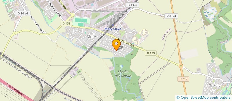 localisation de l'entreprise HOLDING NOUR à MITRY-MORY