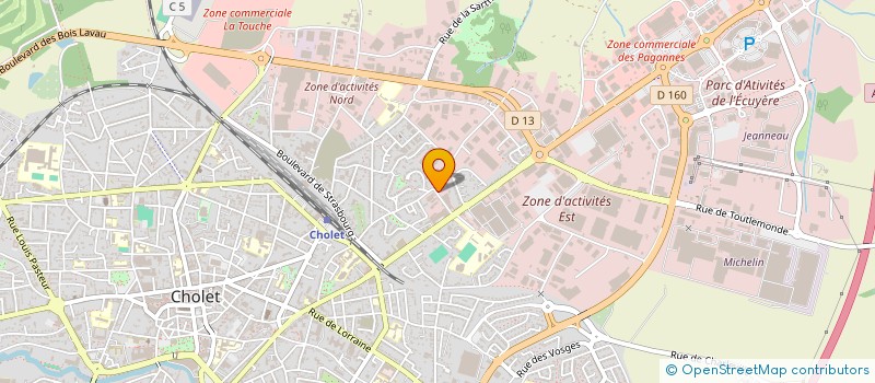 localisation de l'entreprise HOLDING NOVIT à CHOLET