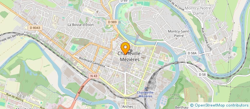 localisation de l'entreprise HOLDING NPCA  CHARLEVILLE-MEZIERES