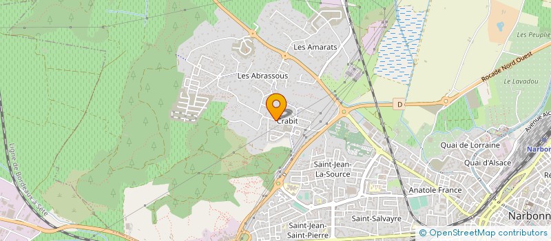 localisation de l'entreprise HOLDING NRJ PRODUCTION  NARBONNE