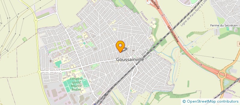 localisation de l'entreprise HOLDING NURHAK  GOUSSAINVILLE