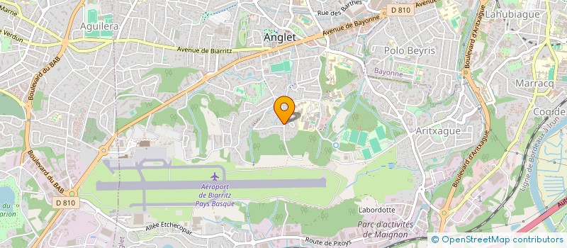 localisation de l'entreprise HOLDING OA  ANGLET