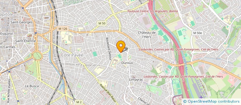 localisation de l'entreprise HOLDING OARA à TOULOUSE