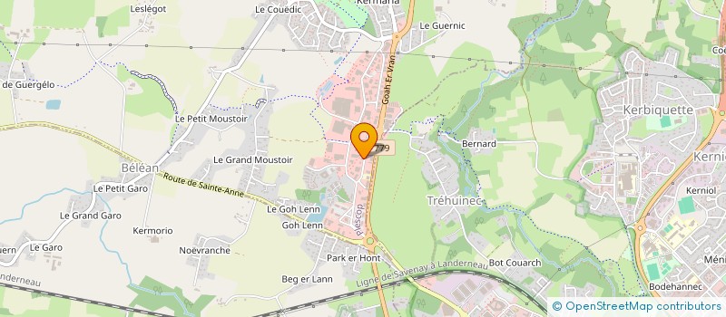 localisation de l'entreprise HOLDING OCEAN  PLESCOP