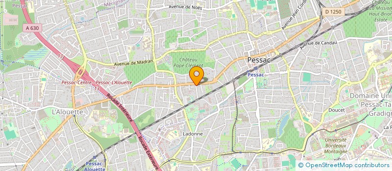 localisation de l'entreprise HOLDING OCEAN DU CAP  BORDEAUX