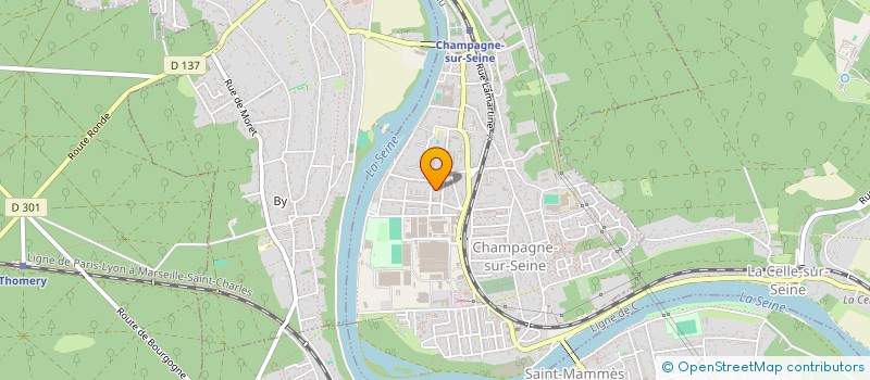 localisation de l'entreprise HOLDING ODR à CHAMPAGNE-SUR-SEINE