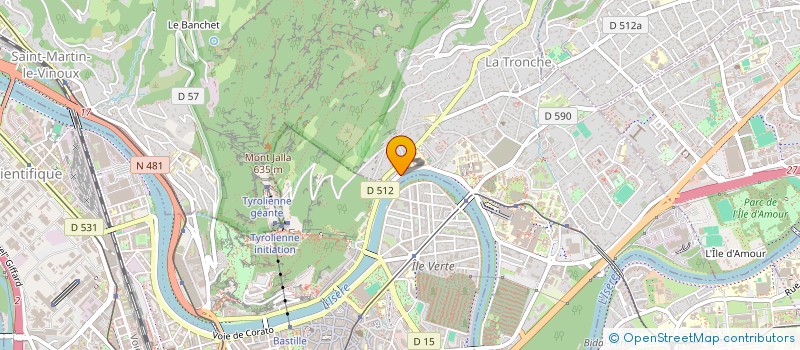 localisation de l'entreprise HOLDING OLIVIER BERNAL  LA TRONCHE