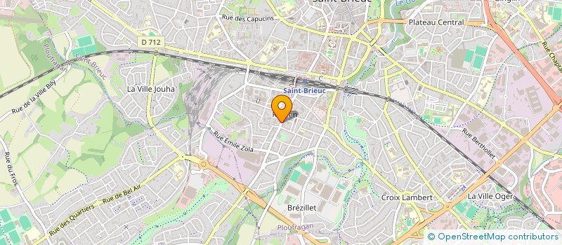 localisation de l'entreprise HOLDING OLLIVIER PERRAMANT à SAINT-BRIEUC