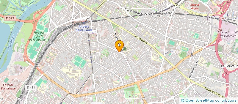 localisation de l'entreprise HOLDING OLYLOU INVEST à ANGERS