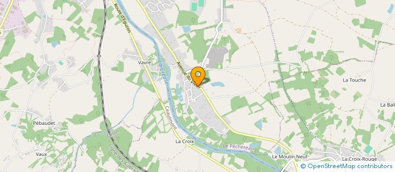 localisation de l'entreprise HOLDING OMEGA à LE PECHEREAU