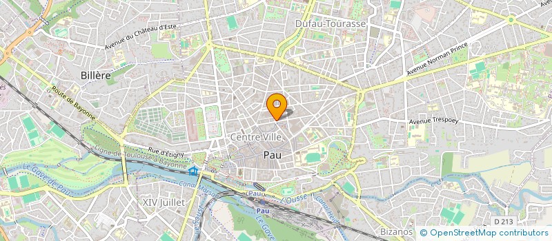 localisation de l'entreprise HOLDING OPALE à PAU