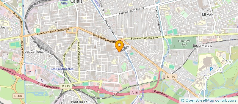 localisation de l'entreprise HOLDING OPALE FINANCE  CUCQ