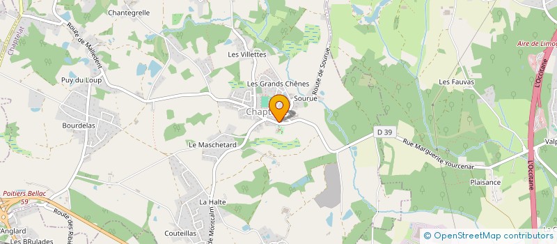 localisation de l'entreprise HOLDING OPTILINK à CHAPTELAT