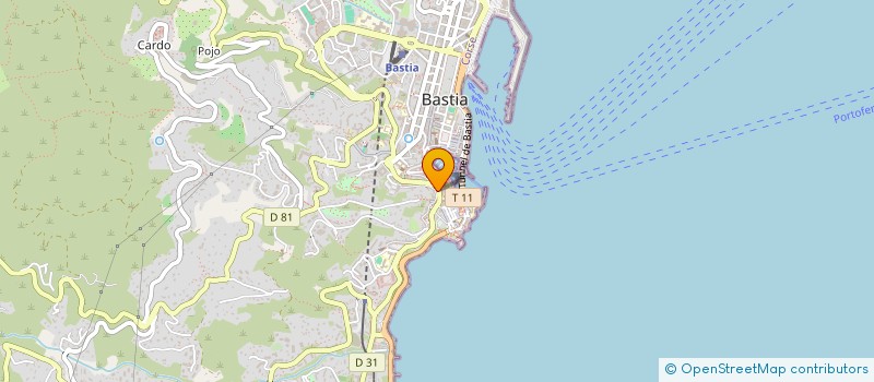 localisation de l'entreprise HOLDING ORDIONI à BASTIA