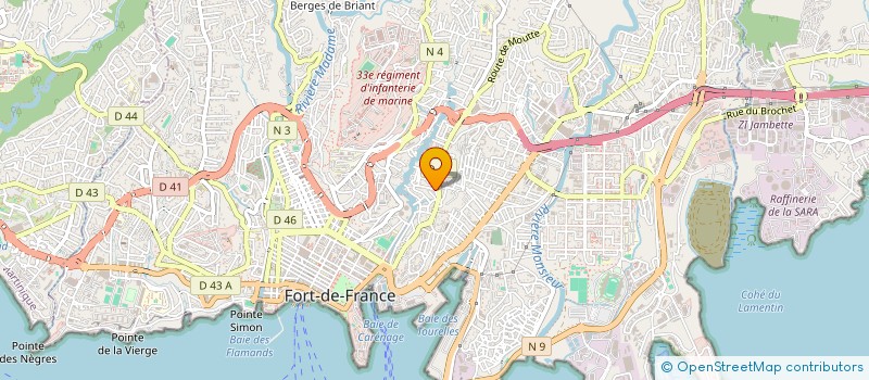 localisation de l'entreprise HOLDING ORION  FORT-DE-FRANCE