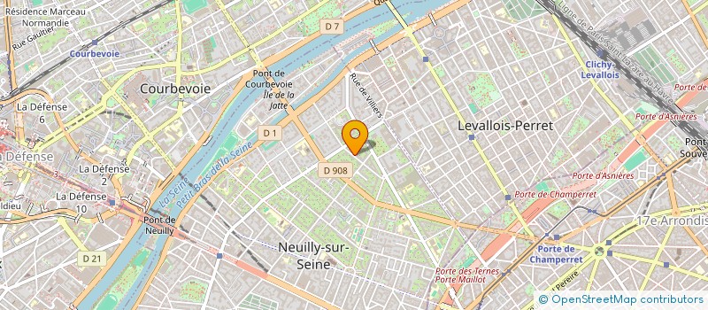 localisation de l'entreprise HOLDING ORSEAU  NEUILLY-SUR-SEINE