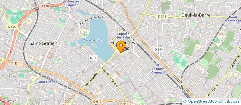 localisation de l'entreprise HOLDING ORTHODONTIE DU LAC  ENGHIEN-LES-BAINS