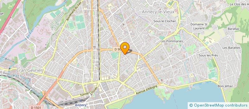 localisation de l'entreprise HOLDING ORTIZ à ANNECY