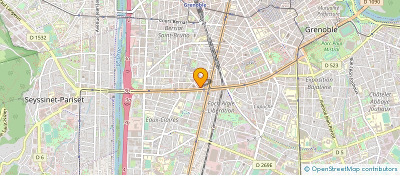 localisation de l'entreprise HOLDING OTERO JEREMY à GRENOBLE