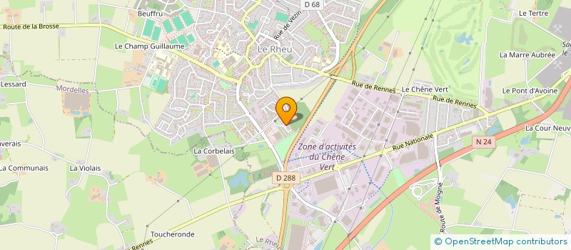 localisation de l'entreprise HOLDING OTHMANI à LE RHEU