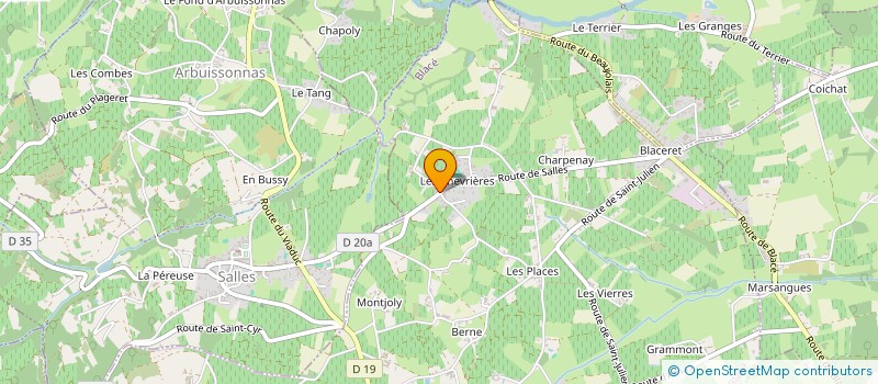 localisation de l'entreprise HOLDING OTO  BLACE