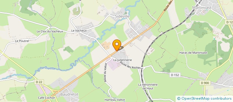 localisation de l'entreprise HOLDING OUDIN  LE ROZEL