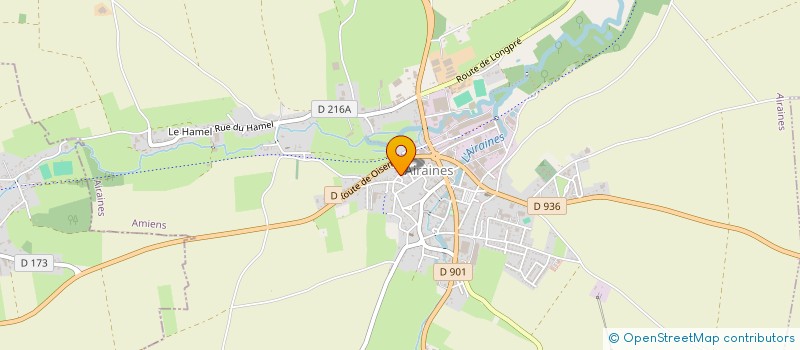 localisation de l'entreprise HOLDING OUDIT  BETHENCOURT-SUR-SOMME