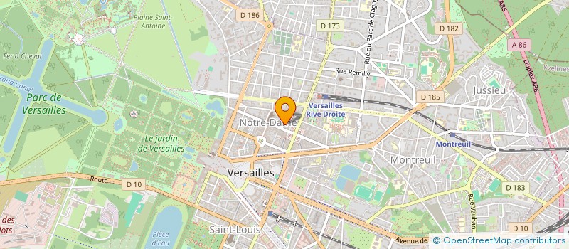 localisation de l'entreprise HOLDING OULD LAMARA à VERSAILLES