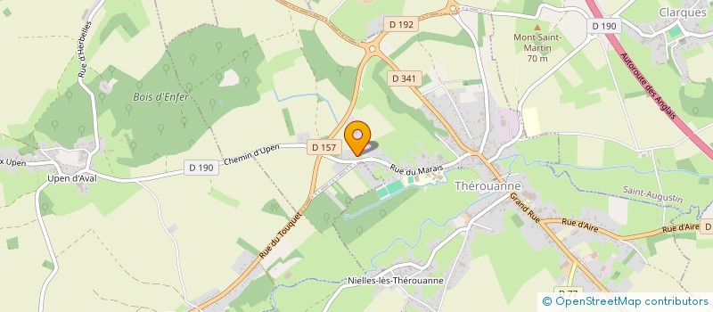 localisation de l'entreprise HOLDING P & C MAMETZ  THEROUANNE