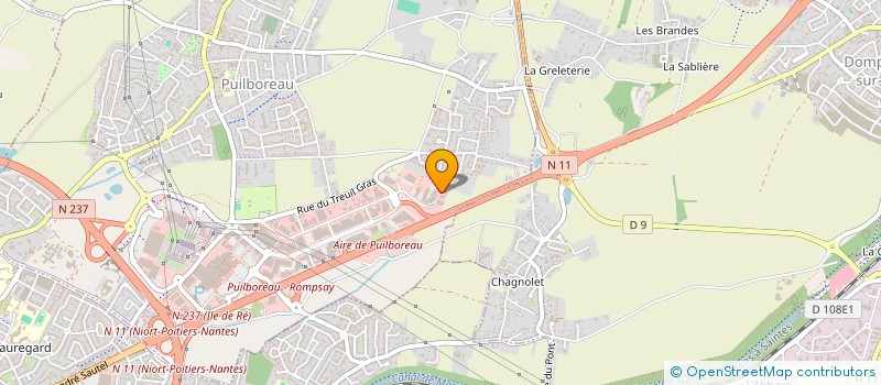 localisation de l'entreprise HOLDING P.F.M.  PUILBOREAU