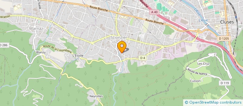 localisation de l'entreprise HOLDING P.G. à SCIONZIER