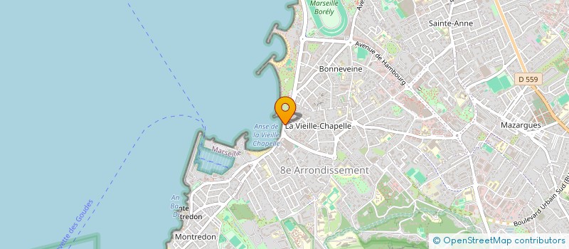 localisation de l'entreprise HOLDING P.M  MARSEILLE