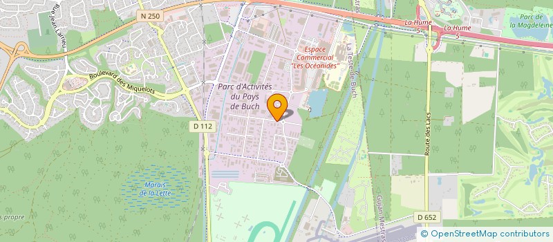 localisation de l'entreprise HOLDING PADEL à LA TESTE-DE-BUCH