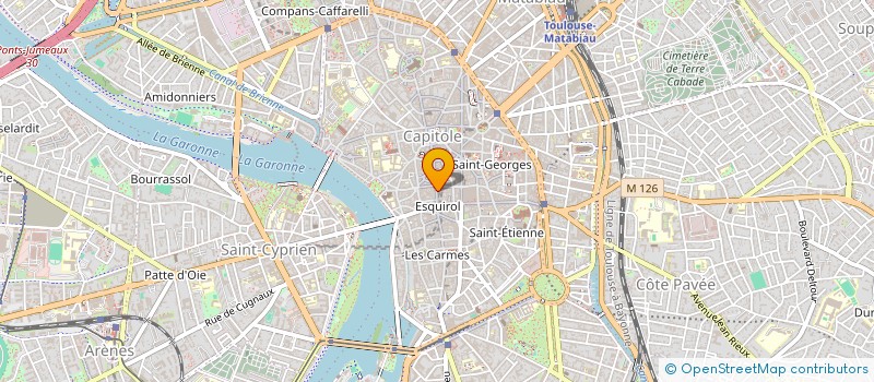 localisation de l'entreprise HOLDING PAGES  TOULOUSE