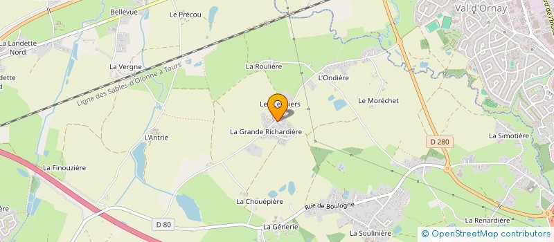 localisation de l'entreprise HOLDING PAILLEREAU  AUBIGNY-LES CLOUZEAUX