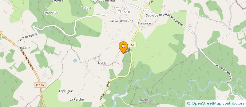 localisation de l'entreprise HOLDING PAJUPA  THEZAC