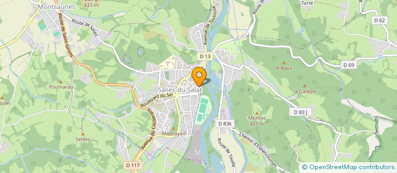 localisation de l'entreprise HOLDING PALEDIS  SALIES-DU-SALAT