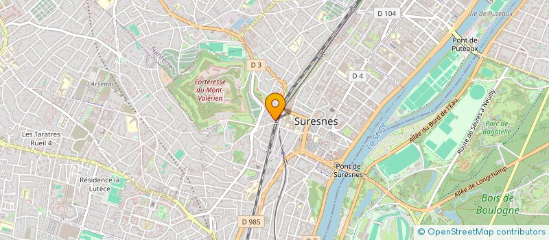 localisation de l'entreprise HOLDING PALLADIUM à SURESNES