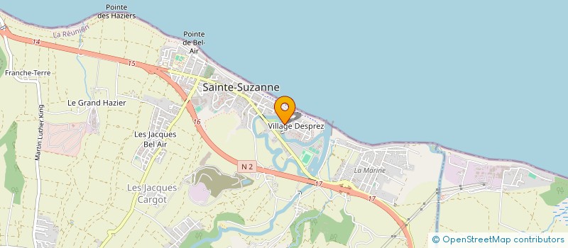 localisation de l'entreprise HOLDING PANDAVAS à SAINTE-SUZANNE