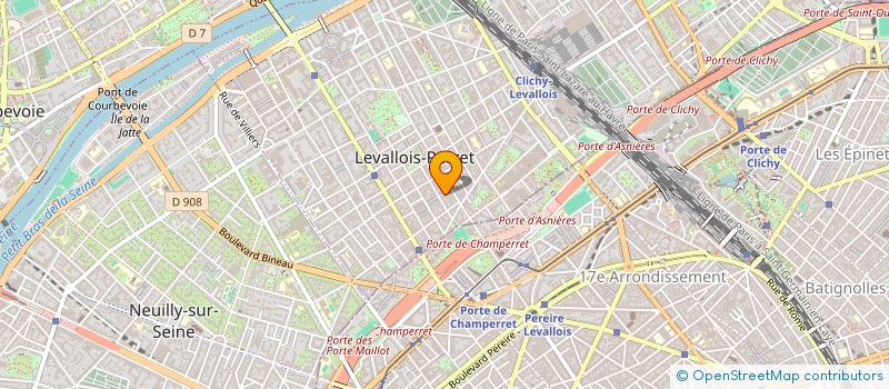 localisation de l'entreprise HOLDING PAPYRUS à LEVALLOIS-PERRET