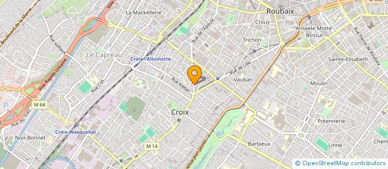 localisation de l'entreprise HOLDING PAQUET  CROIX