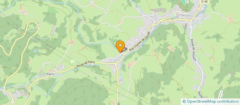 localisation de l'entreprise HOLDING PARMENTIER FINANCES  ORBEY