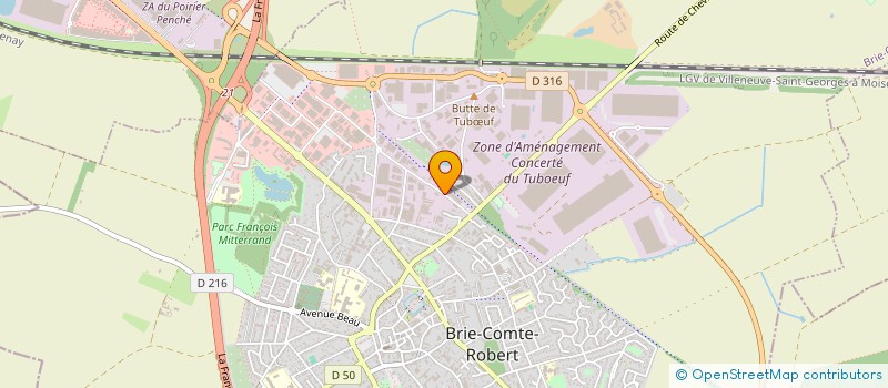 localisation de l'entreprise HOLDING PARTICIPATION GESTION à BRIE-COMTE-ROBERT